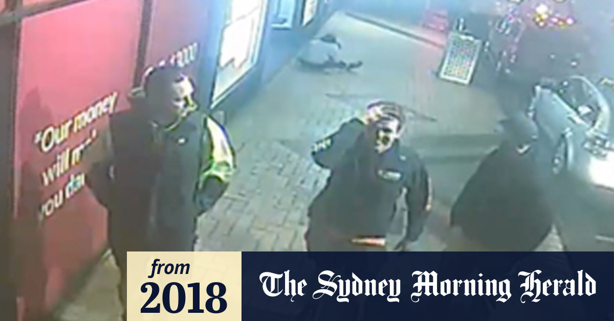 Video Frankston coward punch captured on CCTV